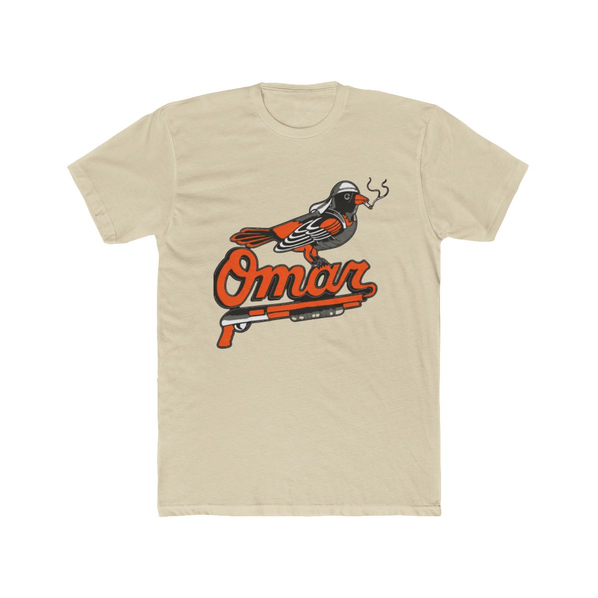 Omar The Wire Baltimore Oriole Classic T Shirt - alternate angle 4, merchandise