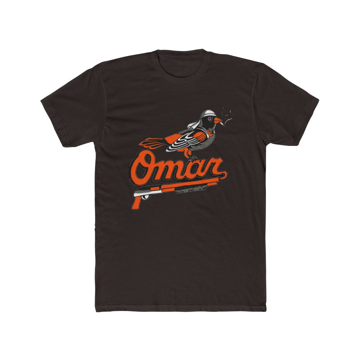 Omar The Wire Baltimore Oriole Classic T Shirt - alternate angle 3, merchandise