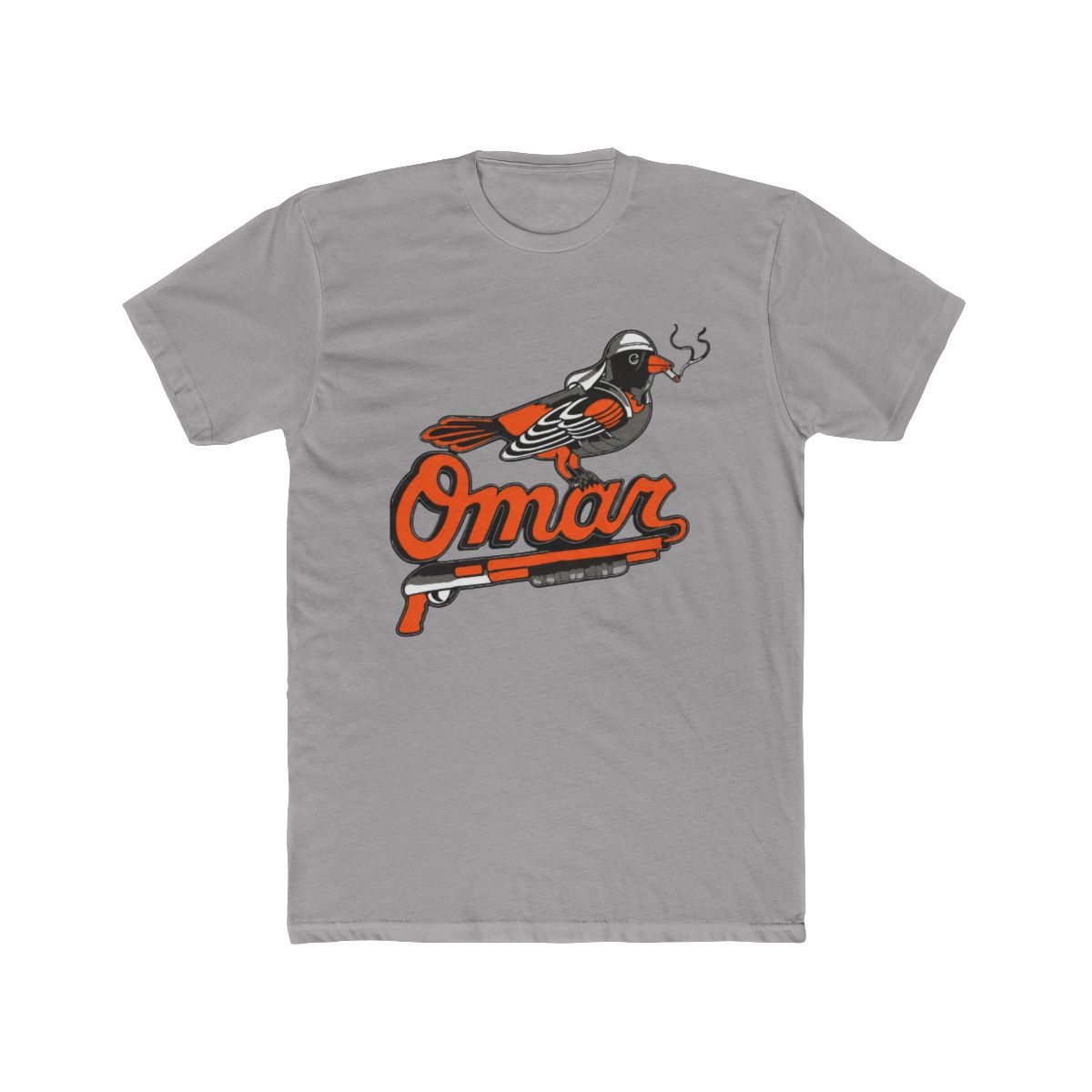 Omar The Wire Baltimore Oriole Classic T Shirt - alternate angle 2, merchandise