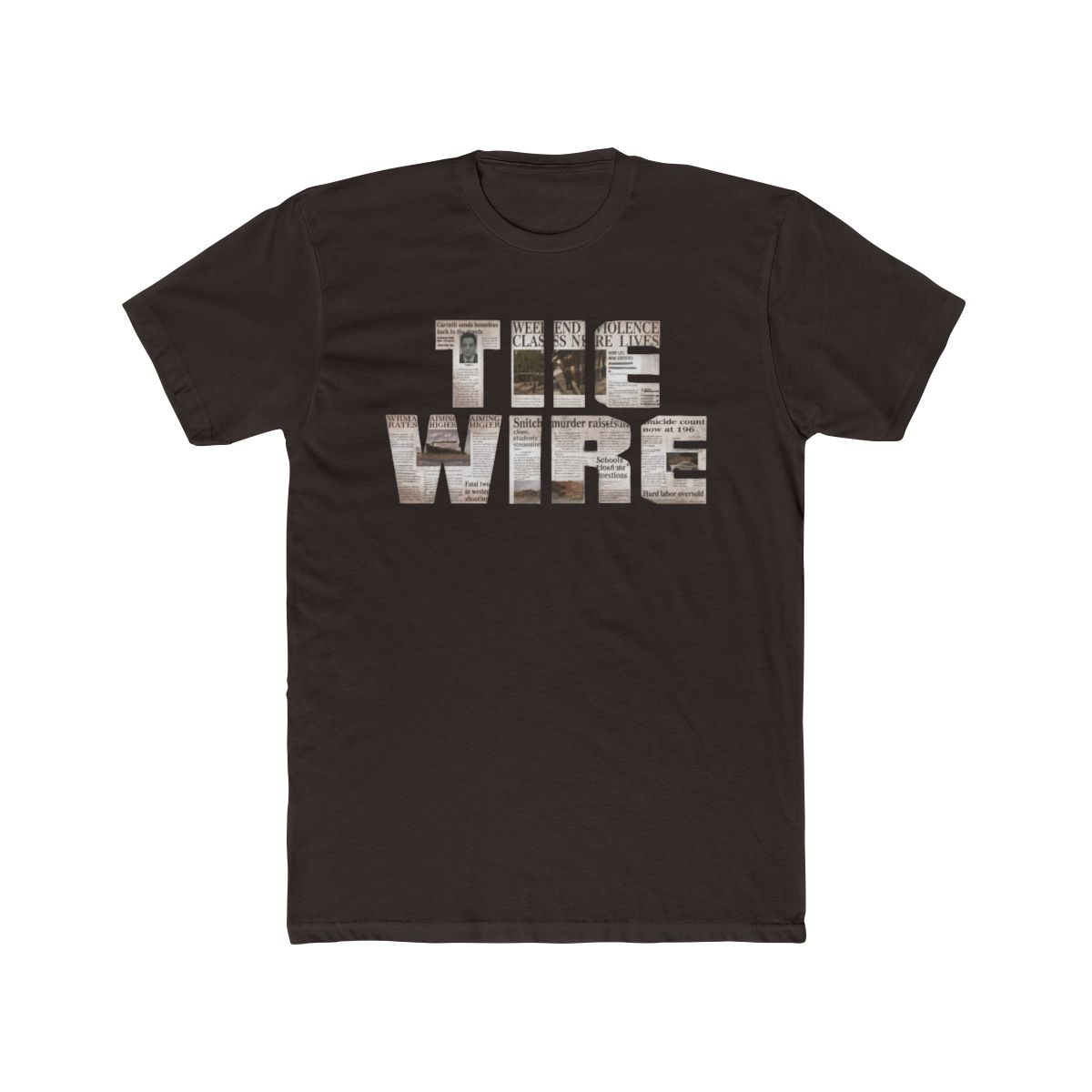 The Wire Logo Comfort Colors T Shirt - alternate angle 2, merchandise